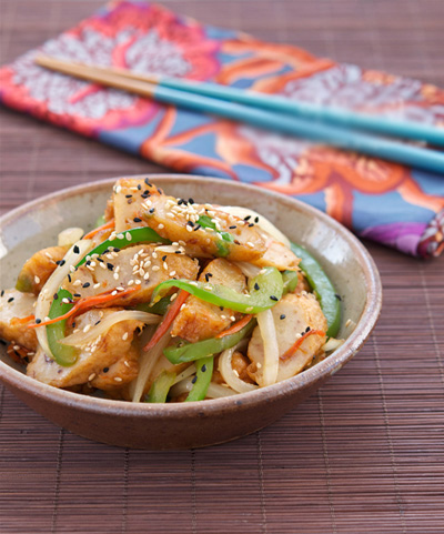 Chả cá xào ớt chuông