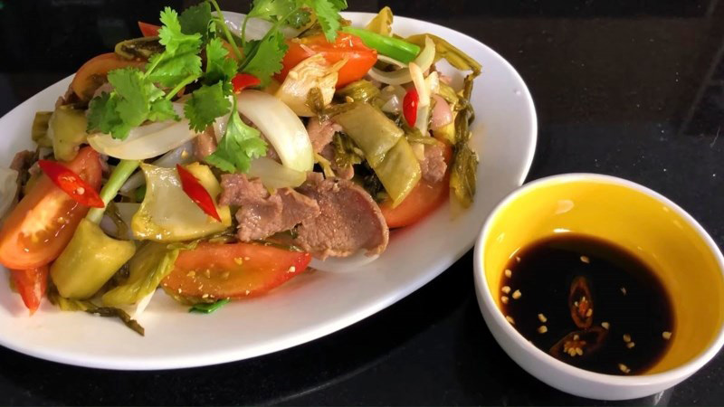 Thịt bò xào dưa Thịt bò xào dưa