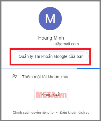 Cách xóa tài khoản Google