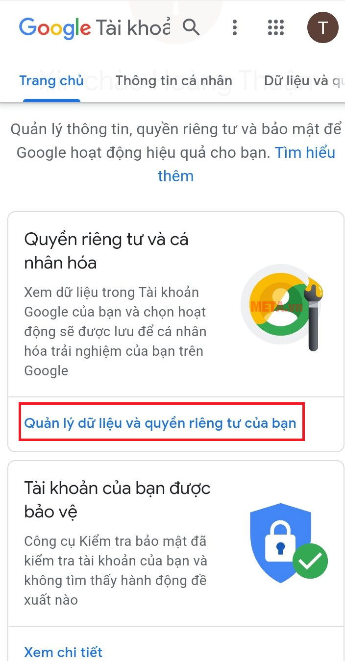 Cách xóa tài khoản Google