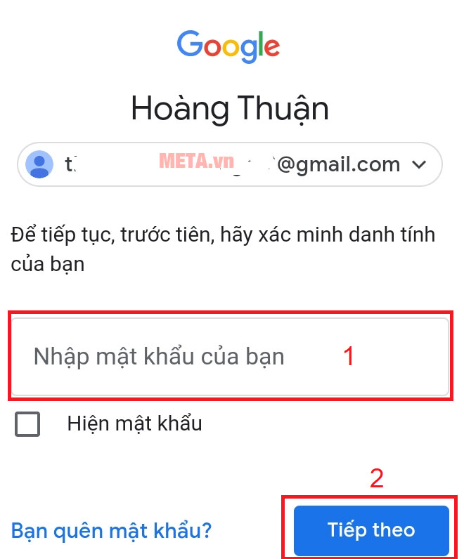 Cách xóa tài khoản Google