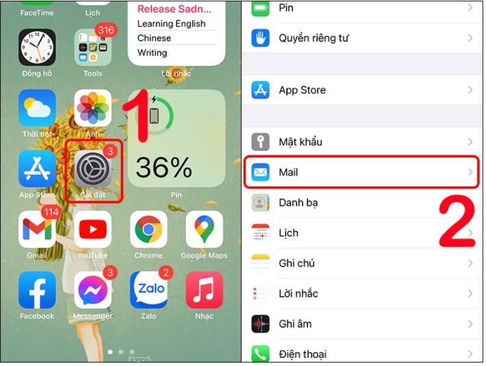 Cách xóa tài khoản Google trên iPhone
