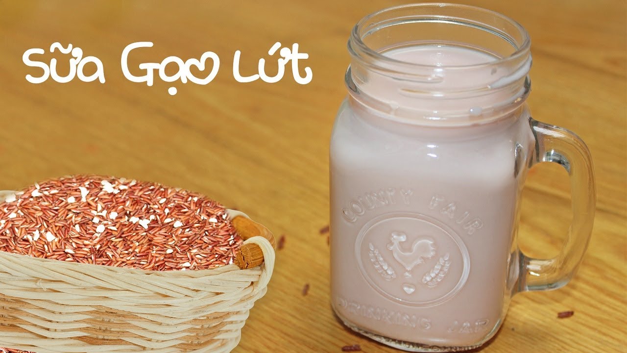 Cách làm sữa gạo lứt mè đen