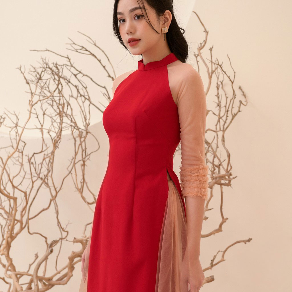 Mẫu áo dài ngày Tết đẹp