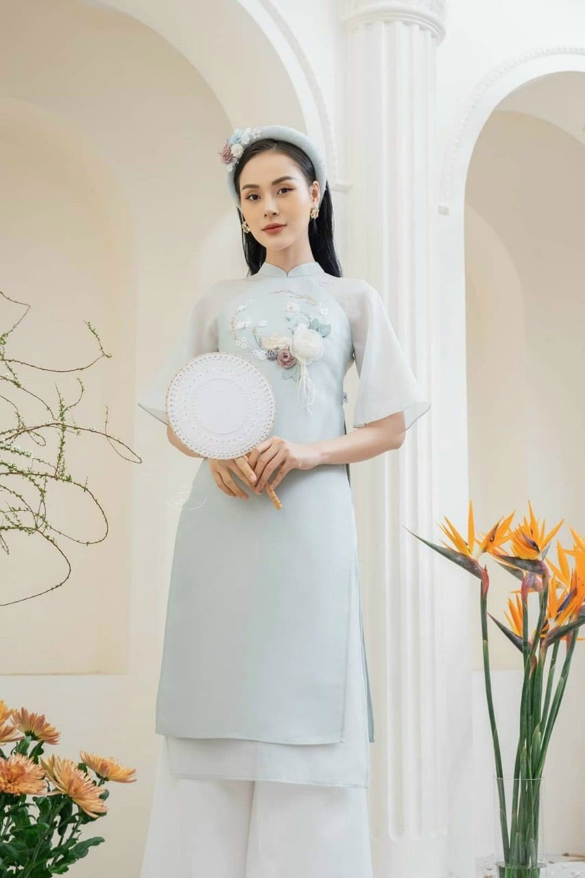 Mẫu áo dài ngày Tết đẹp