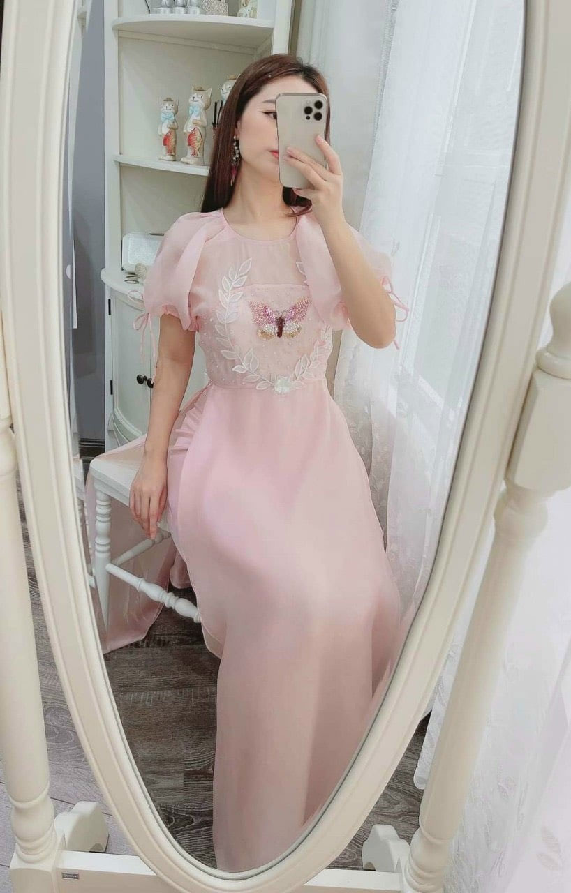 Mẫu áo dài ngày Tết đẹp