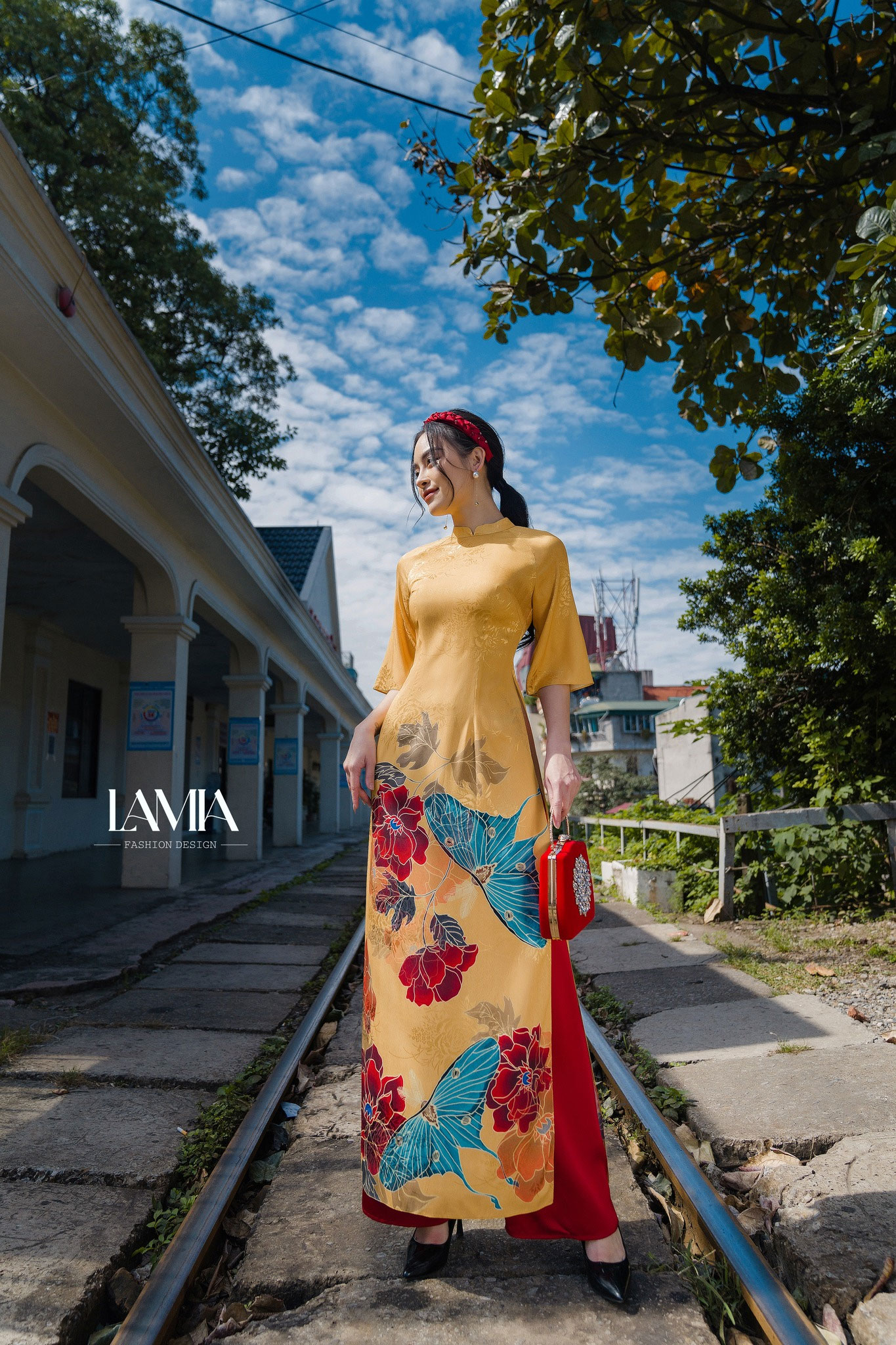 Mẫu áo dài ngày Tết đẹp