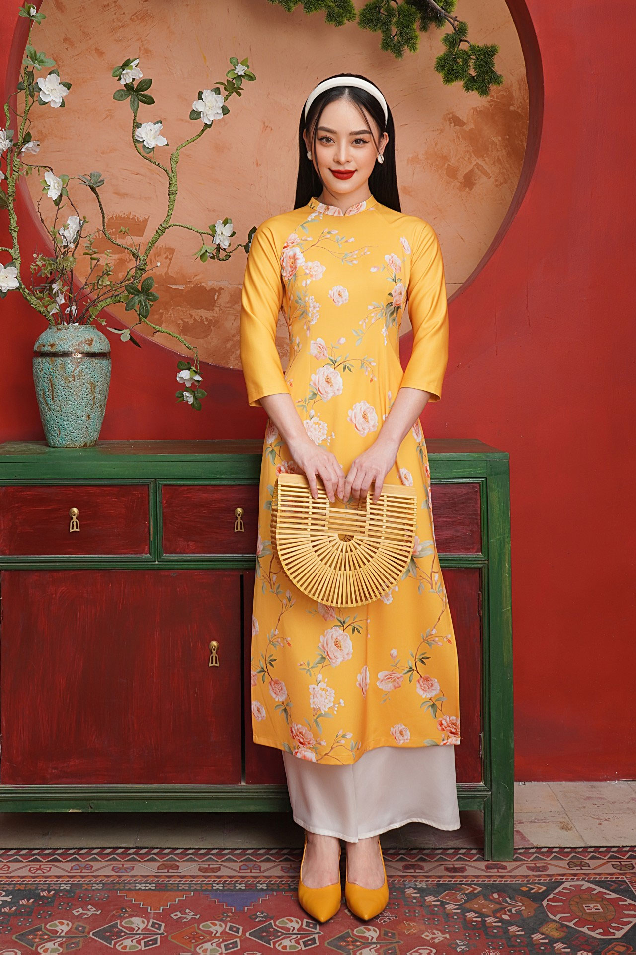 Mẫu áo dài ngày Tết đẹp