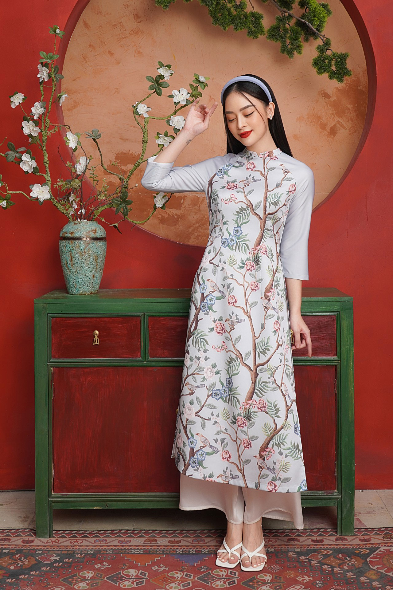 Mẫu áo dài ngày Tết đẹp