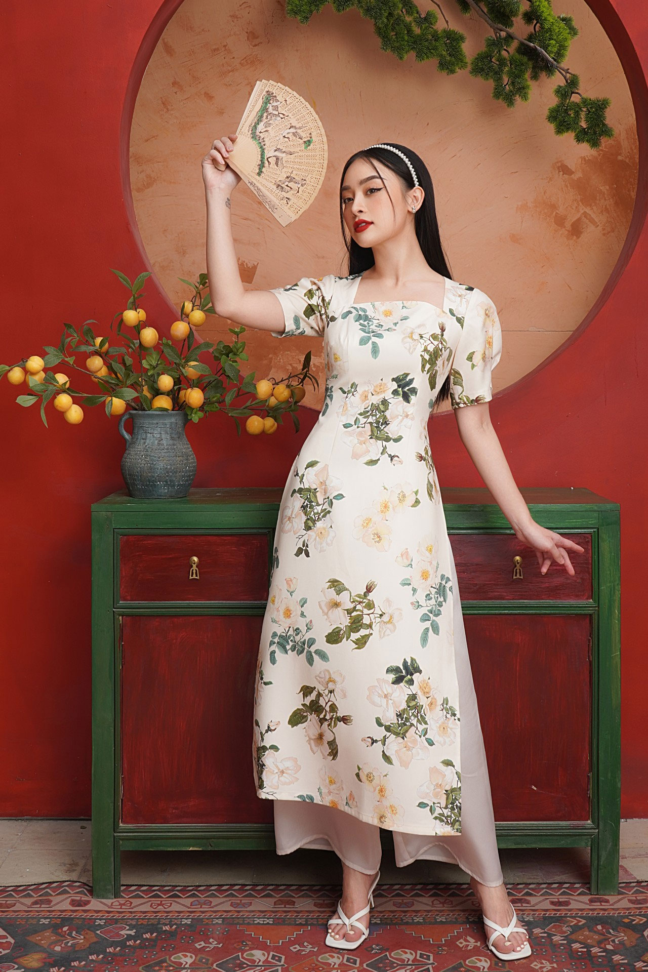 Mẫu áo dài ngày Tết đẹp