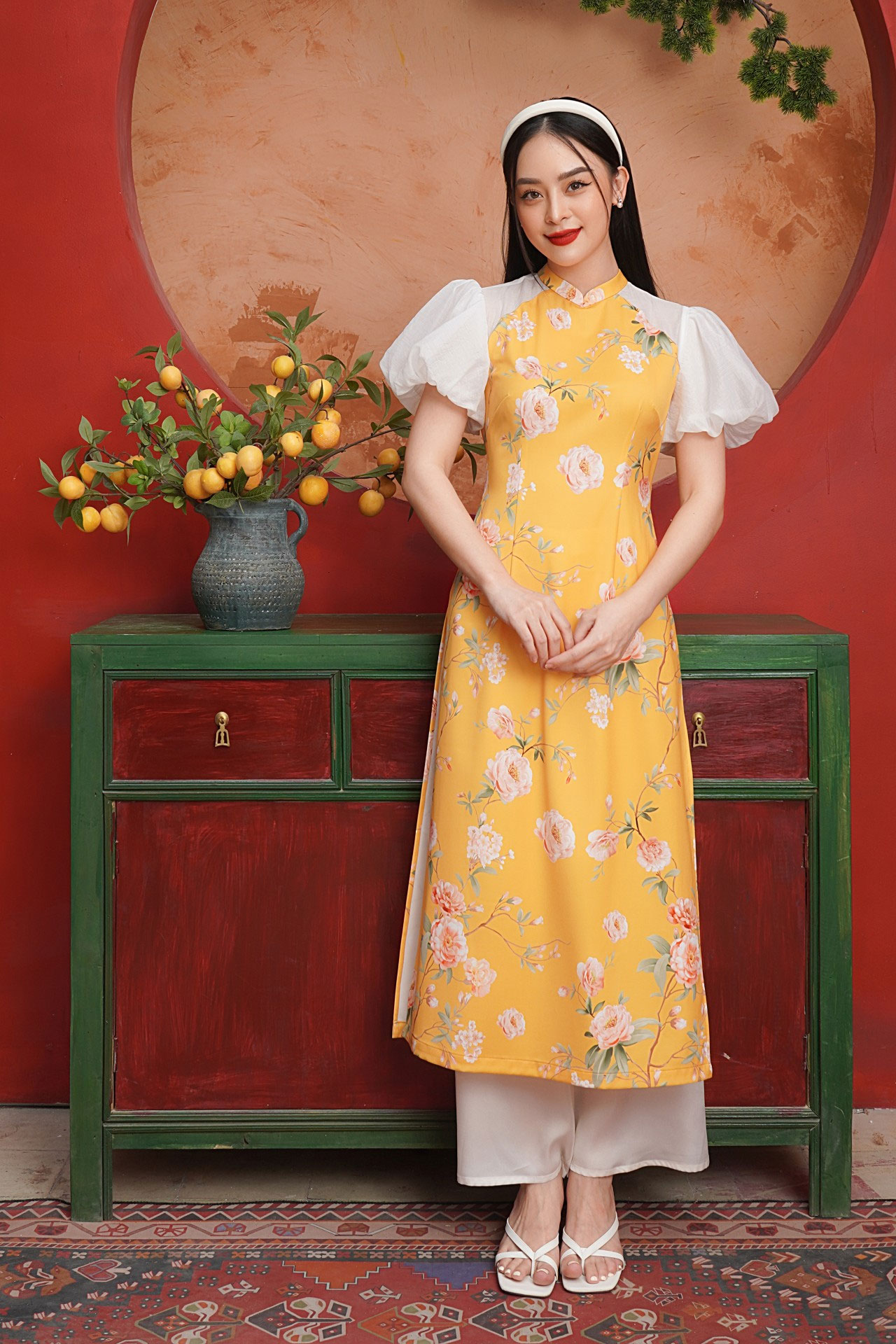 Mẫu áo dài ngày Tết đẹp