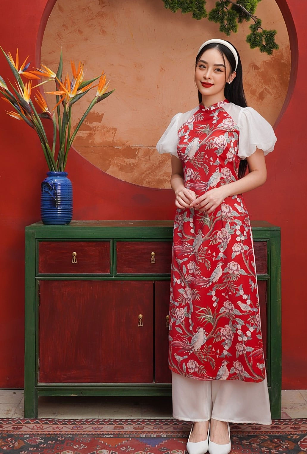 Mẫu áo dài ngày Tết đẹp