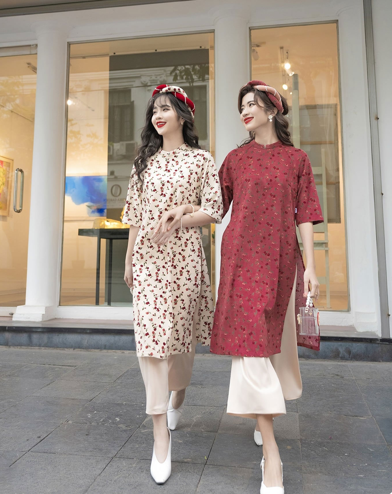 Mẫu áo dài ngày Tết đẹp