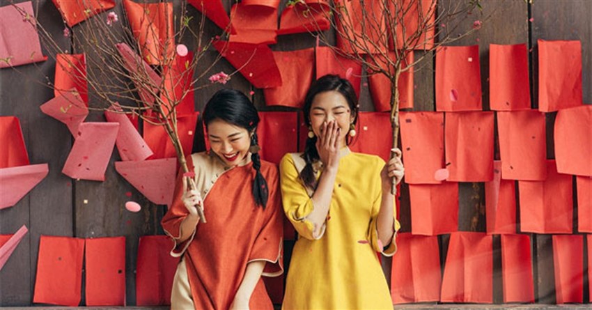 30 Mẫu áo dài ngày Tết 2024 đẹp, hợp xu hướng