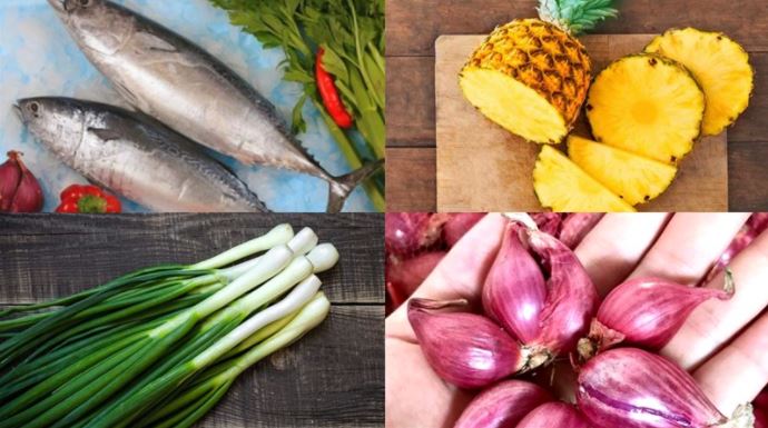 Cách kho cá ngừ với thơm