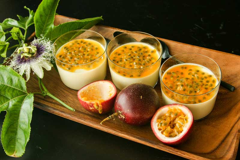 Cách làm panna cotta chanh dây