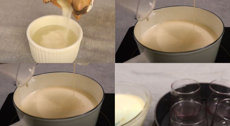 Cách làm panna cotta dâu tây