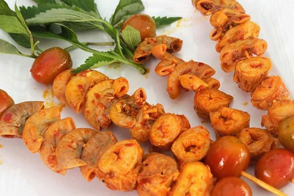 Dồi trường nướng Dồi trường nướng