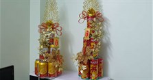 Cách làm tháp bánh, tháp bia ngày Tết rước tài lộc vào nhà