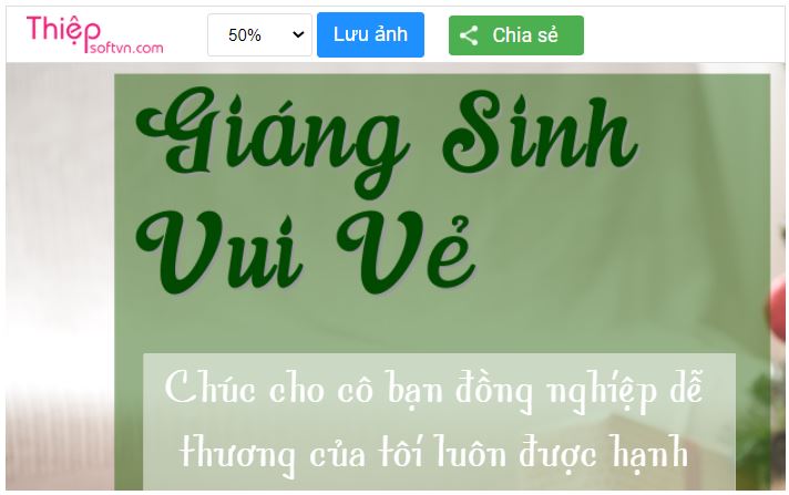 Cách tạo thiệp Giáng Sinh online miễn phí đẹp, ý nghĩa