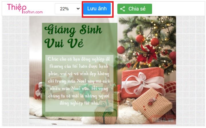 Cách tạo thiệp Giáng Sinh online miễn phí đẹp, ý nghĩa