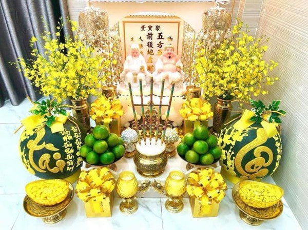 Cách trang trí bàn thờ ông Địa Cách trang trí bàn thờ ông Địa