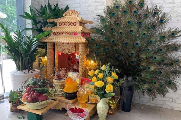 Cách trang trí bàn thờ thần tài Cách trang trí bàn thờ thần tài đẹp 2024
