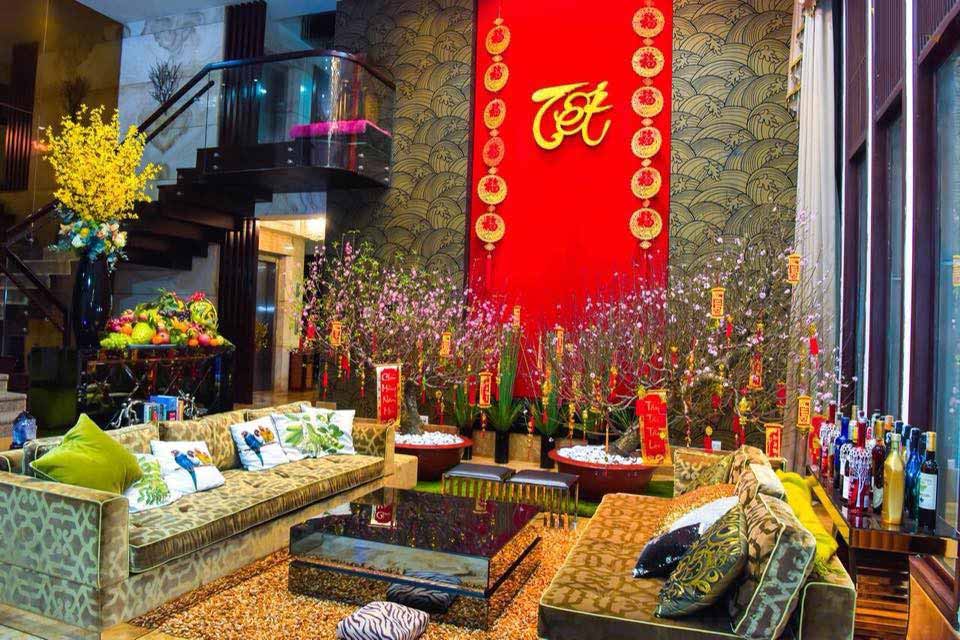 Trang trí nhà đón Tết sang trọng