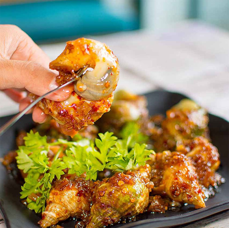 Ốc bulot Pháp xào bơ tỏi Ốc bulot Pháp xào bơ tỏi