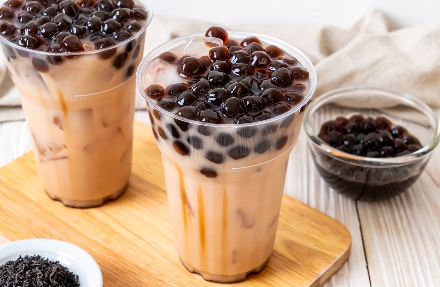 Trà sữa có nhiều topping