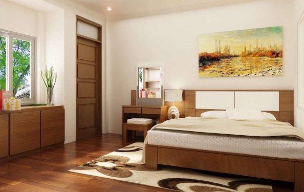 Tranh phong thủy mệnh Kim cho phòng ngủ