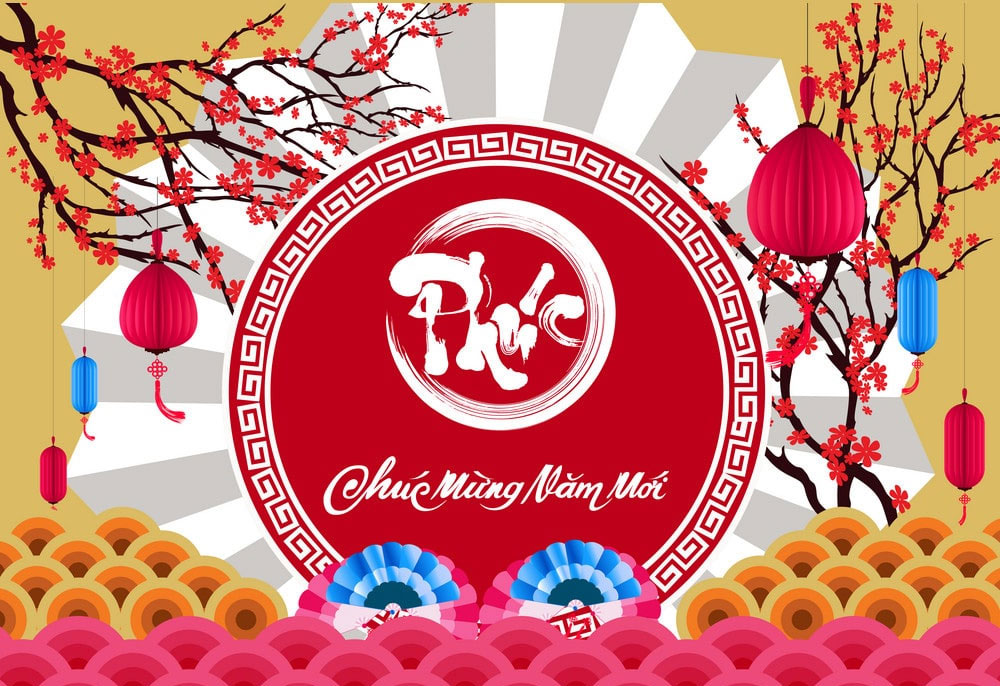 Background Tết 2024 đẹp