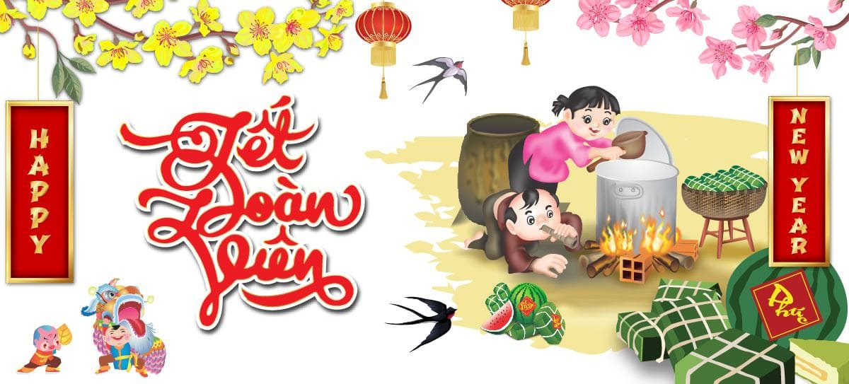 Background Tết 2024 đẹp