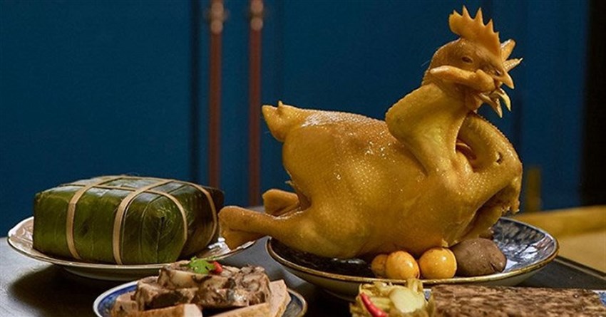 Cách luộc gà cúng giao thừa đẹp, đơn giản