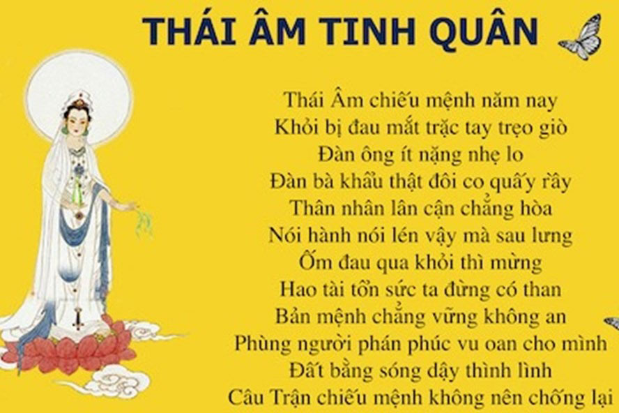 Bài thơ về sao Thái Âm Bài thơ về sao Thái Âm