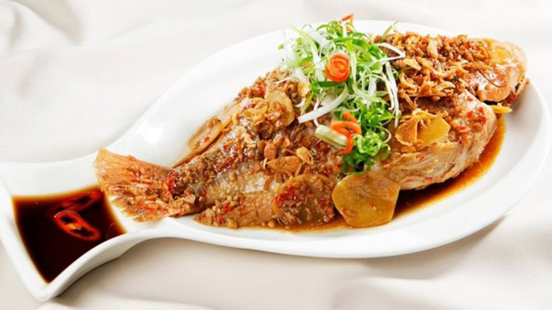 Cá diêu hồng kho