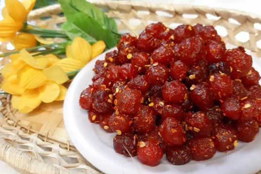 Cách làm mứt chùm ruột muối ớt