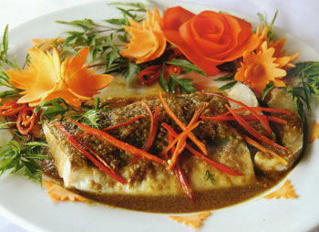 Cách làm cá tầm hấp xì dầu