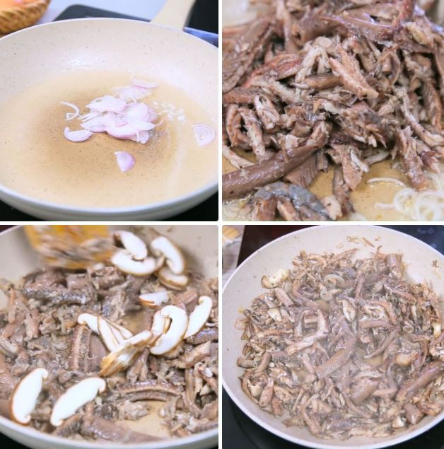 Cách nấu súp lươn nấm hương