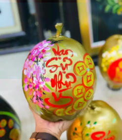 Hình ảnh dừa thư pháp vạn sự như ý Hình ảnh dừa thư pháp vạn sự như ý