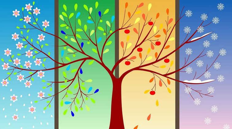 Tranh vẽ 4 mùa Tranh vẽ 4 mùa