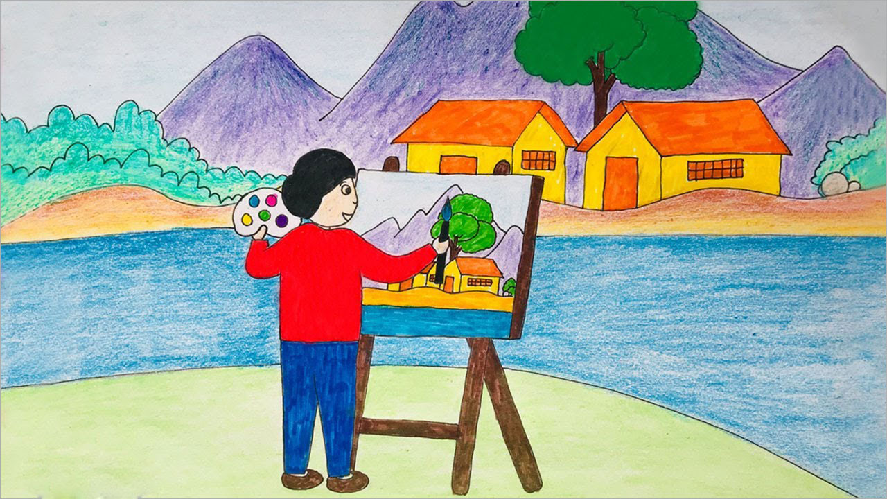 Vẽ tranh đề tài ước mơ của em Vẽ tranh đề tài ước mơ của em