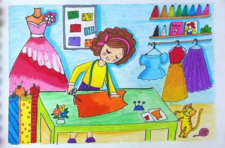 Vẽ tranh đề tài ước mơ của em Vẽ tranh đề tài ước mơ của em