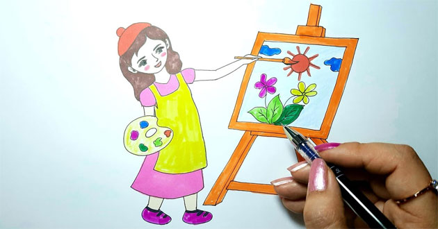 Vẽ tranh đề tài ước mơ của em Vẽ tranh đề tài ước mơ của em