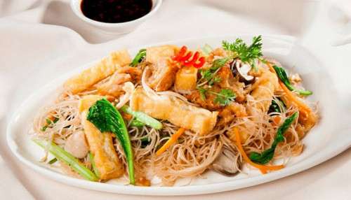 Cách xào bún chay thập cẩm