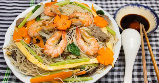 Cách làm bún xào tôm thịt Cách làm bún xào tôm thịt