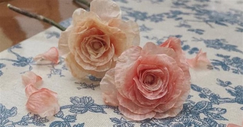 Cách làm hoa hồng bằng vỏ bưởi đơn giản mà đẹp