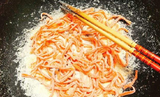 Cách làm mứt cà rốt sợi