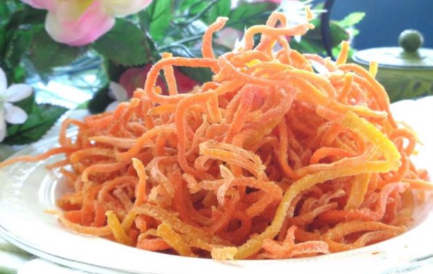 Cách làm mứt cà rốt sợi