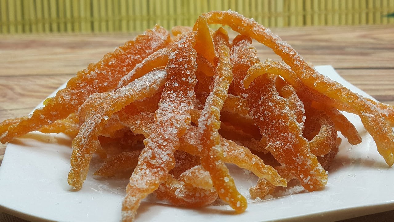 Cách làm mứt vỏ cam